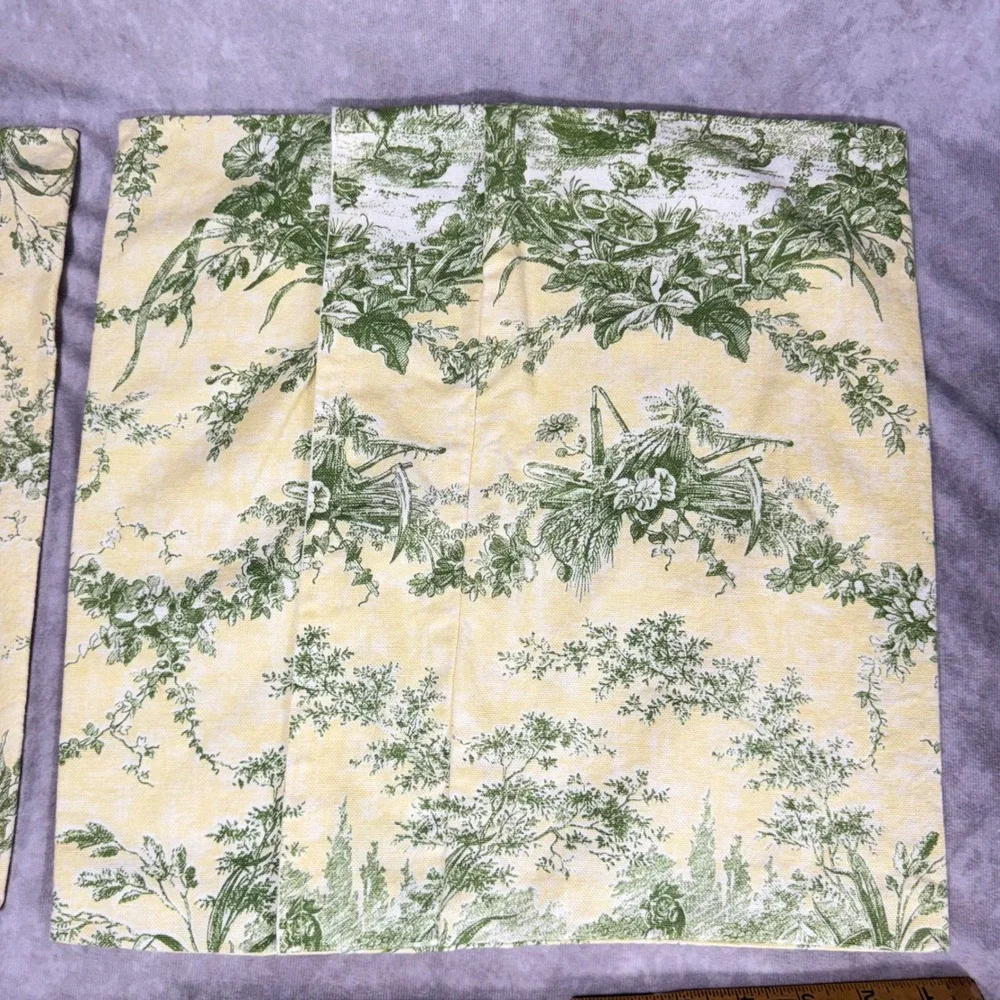 Waverly Lauren Hancock La Petite Ferme Toile 3pc Set Pillow Shams & Sofa Cover